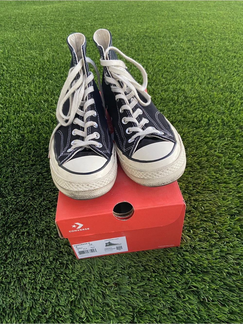 Converse Black High-Top Canvas Sneakers